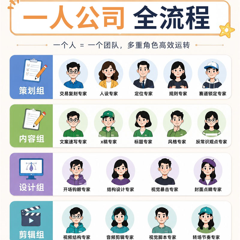 一人公司0~100w自由职业行动指南